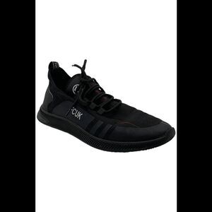 French Connection Men's Casual Fashion Sneakers Black - Medium